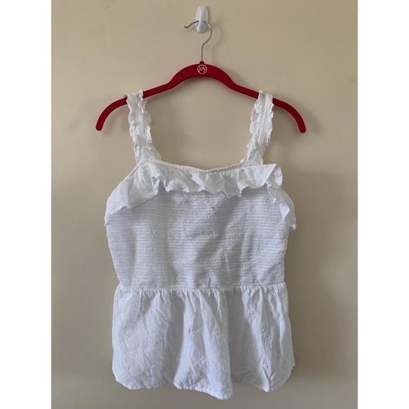 NWOT Old Navy Ruffle Ruched Top - Picture 2 of 5